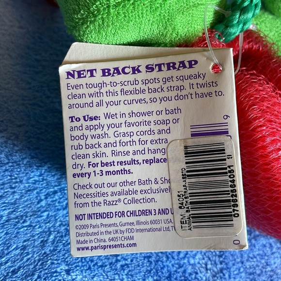 NWT Chameleon Net Back Scrubber. - Picture 4 of 4